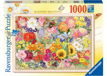 RAVENSBURGER - BLOOMING BEAUTIFUL PUZZLE 1000PC - Toyworld Frankston