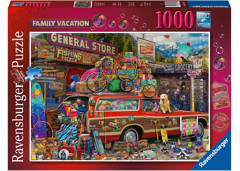 RAVENSBURGER - FAMILY VACATION PUZZLE 1000PC - Toyworld Frankston
