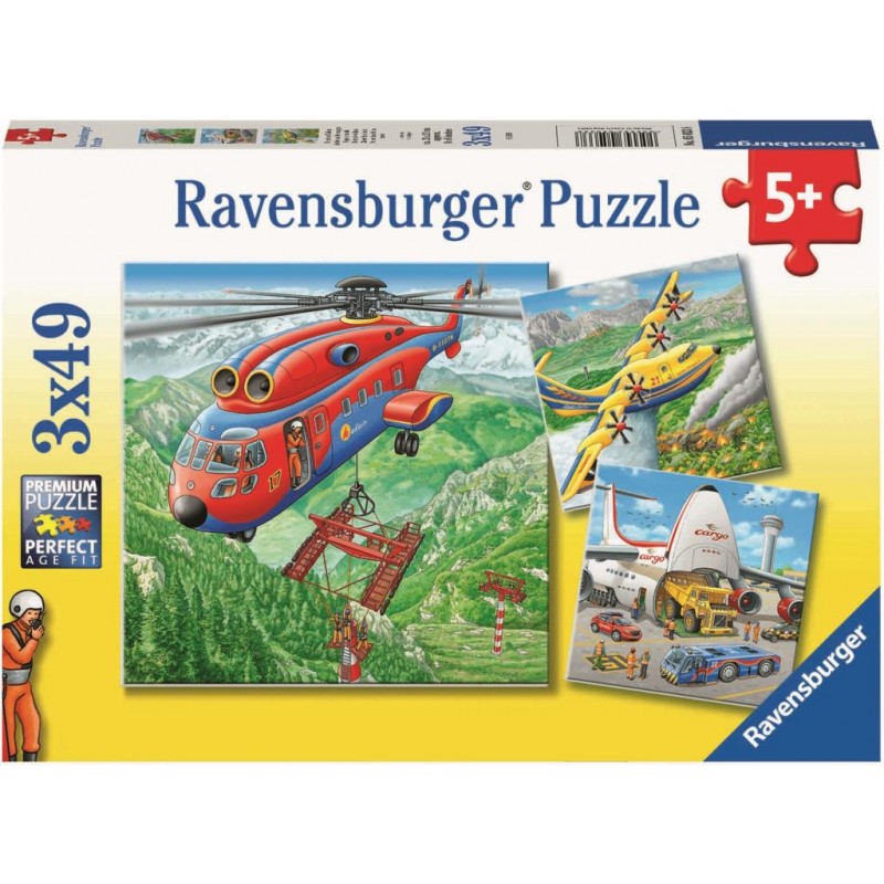 RAVENSBURGER ABOVE THE CLOUDS 3X49PC - Toyworld Frankston