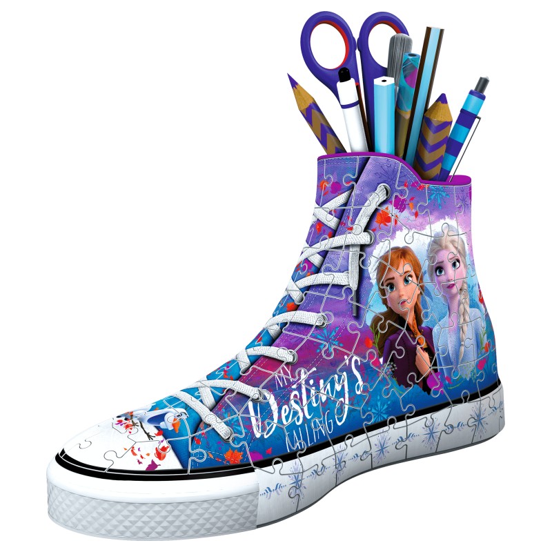 RAVENSBURGER 121212 - FROZEN II SNEAKER 3D 108 PIECE PUZZLE - Toyworld Frankston