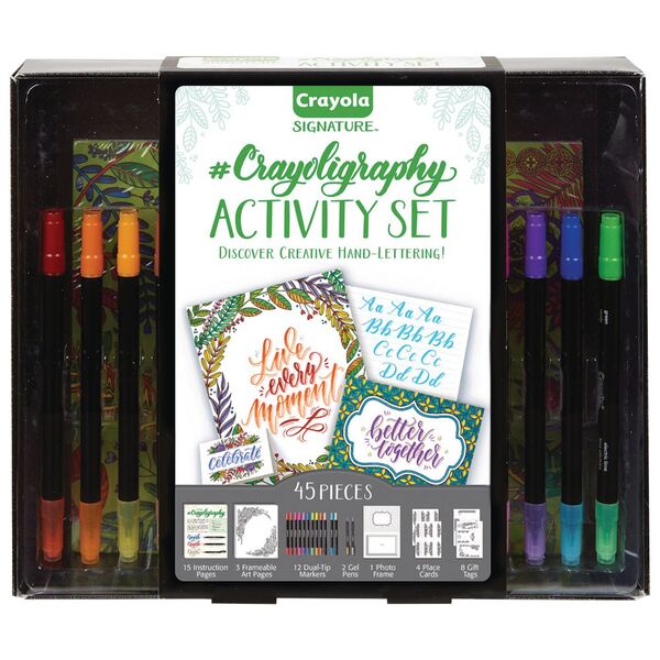 CRAYOLA SIGNATURE CRAYOLIGRAPHY ACTIVITY SET - Toyworld Frankston
