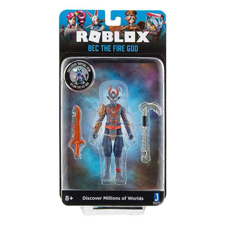 ROBLOX - IMAGINATION FIGURE PACK - BEC THE FIRE GOD - Toyworld Frankston