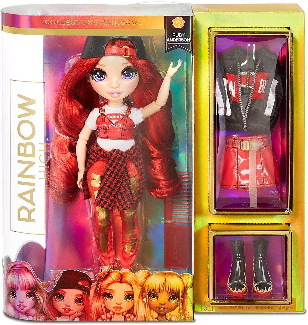 RAINBOW HIGH CHEER DOLLS ASSORTMENT 1 RUBY ANDERSON - Toyworld Frankston