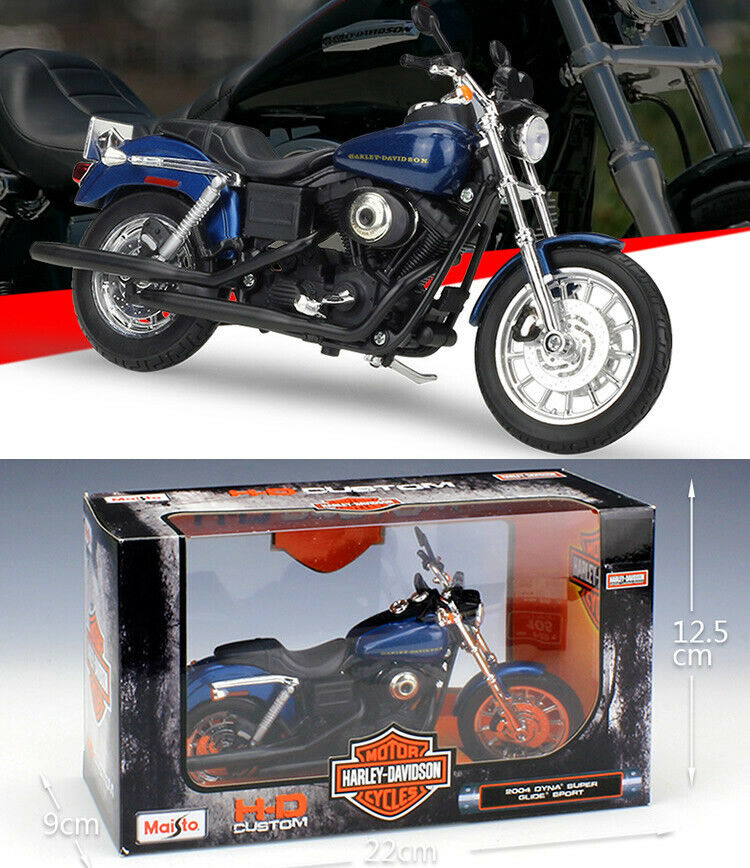 MAI 1:12 H-D MOTORCYCLES - 2004 DYNA SUPER GLIDE SPORT - Toyworld Frankston