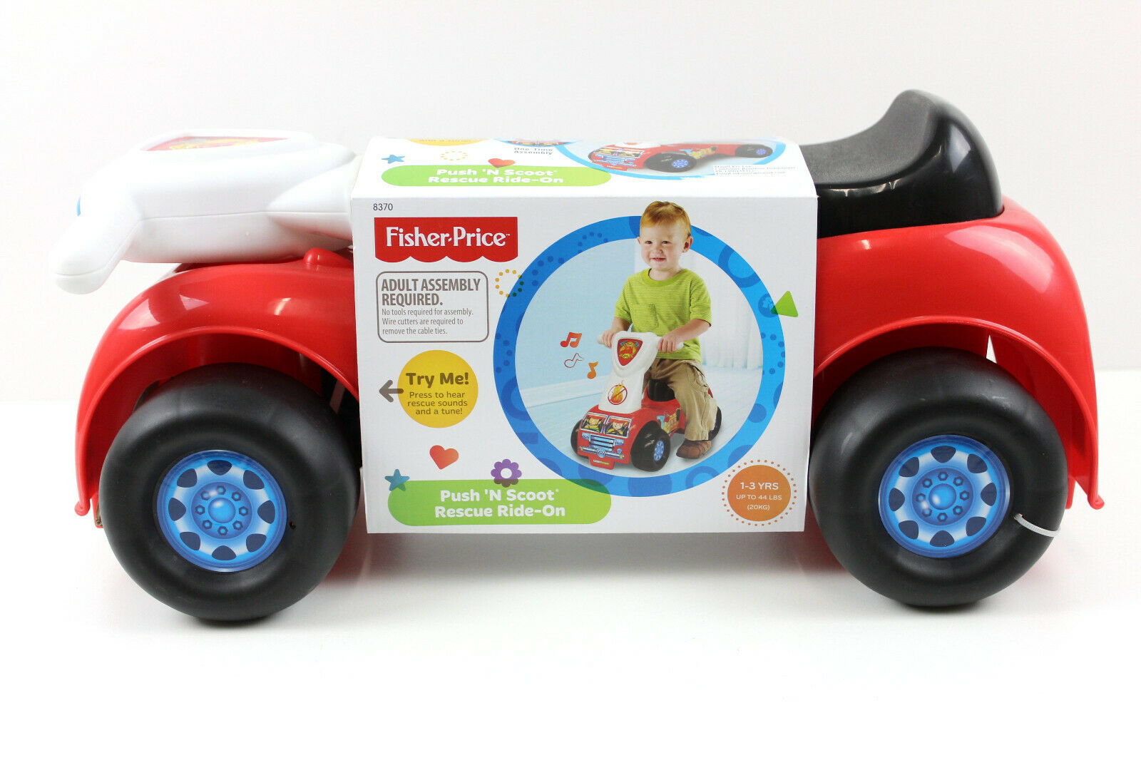 FISHER PRICE LITTLE PEOPLE RESCUE PUSH N SCOOT - Toyworld Frankston