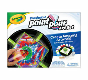 CRAYOLA WASHABLE PAINT POUR ART SET - Toyworld Frankston