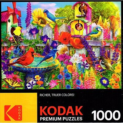 KODAK 1000 PC PUZZLE ASSORTED BIRD FOUNTAIN - Toyworld Frankston