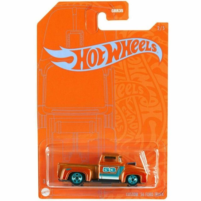 HOT WHEELS BLUE & SATIN '56 FORD TRUCK - Toyworld Frankston