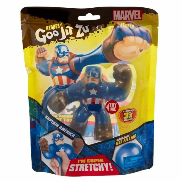 MARVEL HEROES OF GOO JIT ZU - CAPTAIN AMERICA | MARVEL | Toyworld Frankston
