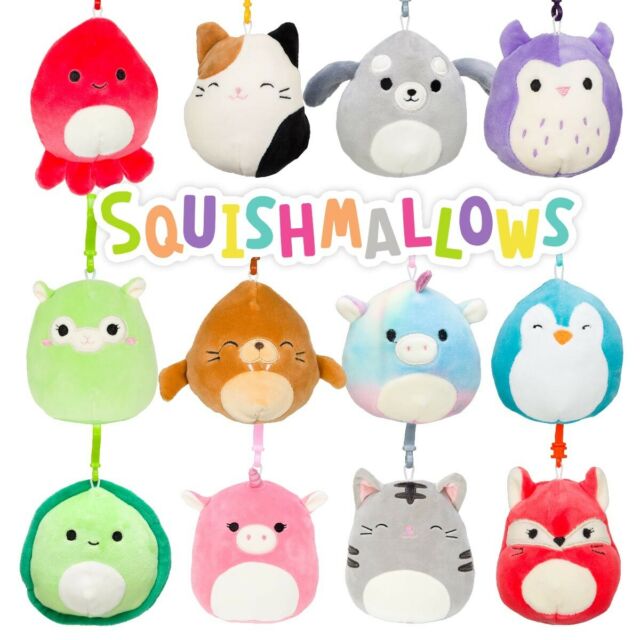 SQUISHMALLOWS 3.5 INCH CLIP ON SEALIFE ASST - Toyworld Frankston