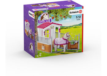 SCHLEICH HORSE STALL WITH LUISTANO MARE - Toyworld Frankston