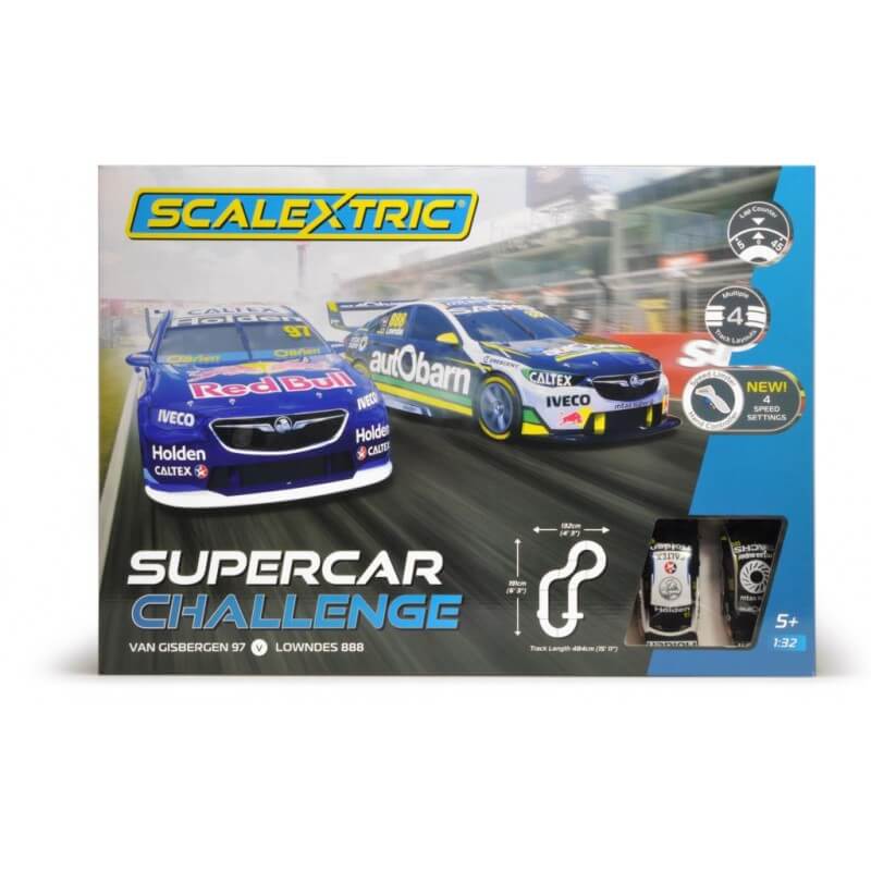 SCALEXTRIC SUPERCAR CHALLENGE SLOT CAR SET - Toyworld Frankston