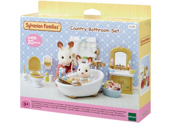 SYLVANIAN FAMILIES COUNTRY BATHROOM SET