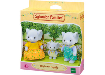 SYLVANIAN FAMILIES ELEPHANT FAMILY - Toyworld Frankston