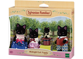 SYLVANIAN FAMILIES MIDNIGHT CAT FAMILY - Toyworld Frankston