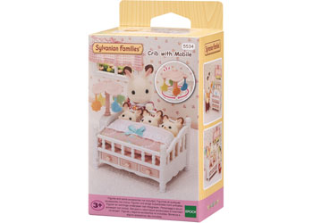 SYLVANIAN FAMILIES CRIB WITH MOBILE - Toyworld Frankston