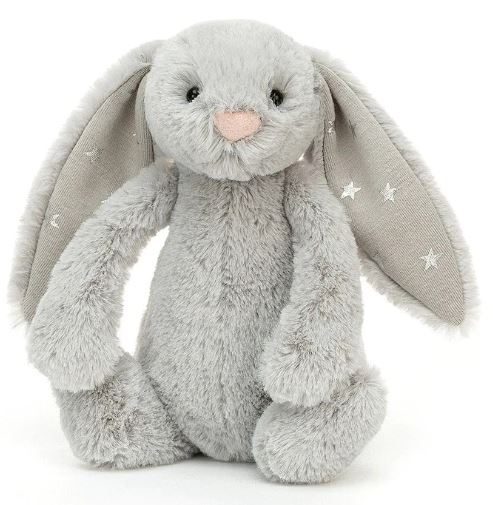 JELLYCAT BASHFUL SHIMMER BUNNY MEDIUM - Toyworld Frankston
