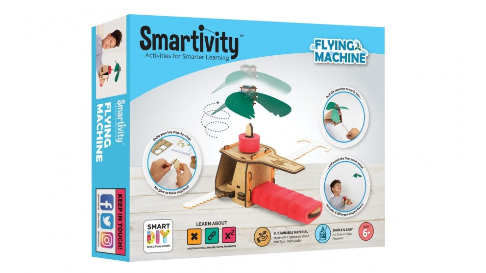 SMARTIVITY GEAR PROPELLER FLYING MACHINE - Toyworld Frankston