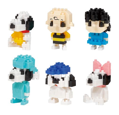 NANOBLOCK MINI PEANUTS VOL.2 BOX (6) - Toyworld Frankston