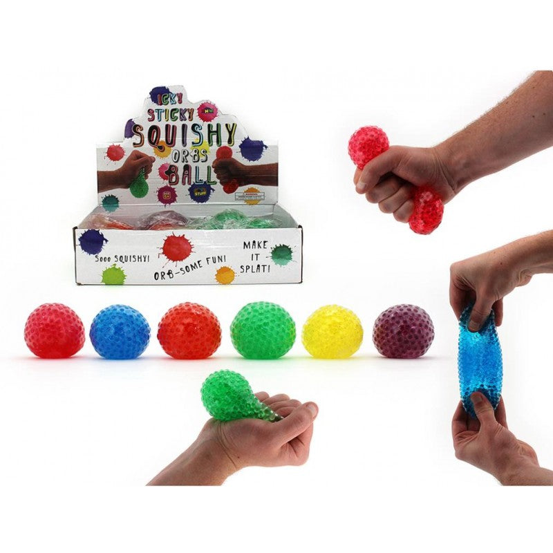 SQUISHY WATER ORBS BALL - Toyworld Frankston