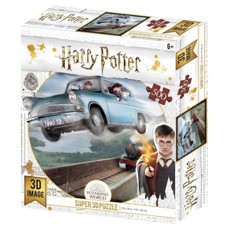 SUPER 3D 500 PC HARRY POTTER ASSORTMENT - Toyworld Frankston