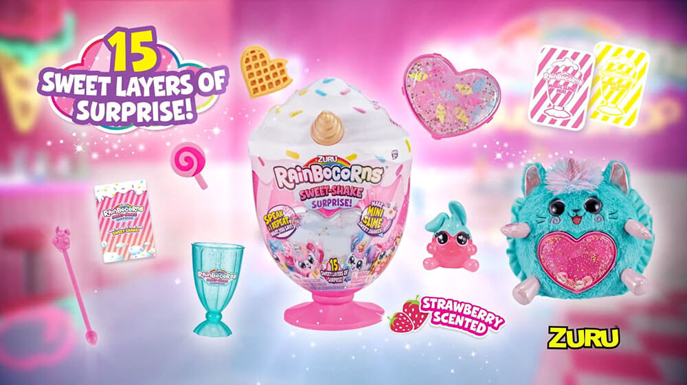 RAINBOCORNS SWEET SHAKE SURPRISE - ASSORTMENT - Toyworld Frankston
