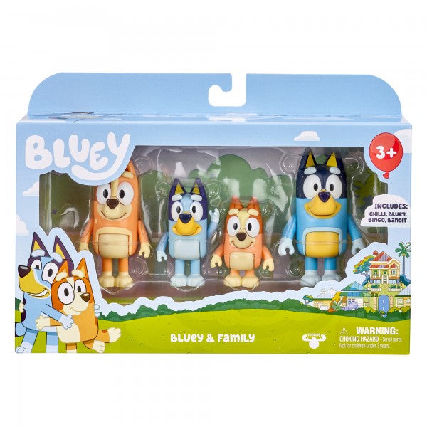 BLUEY S7 FIGURE 4PK - THE SHOW - Toyworld Frankston