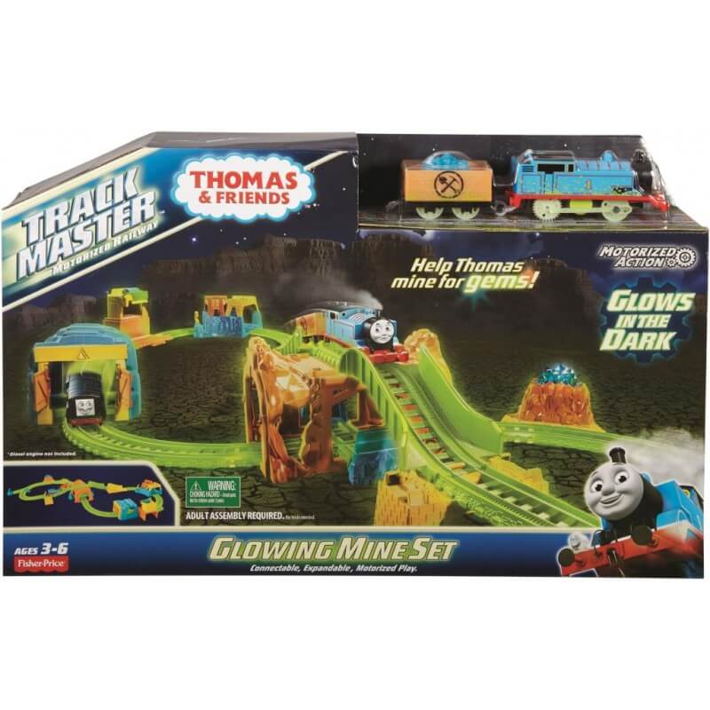 THOMAS TRACK MASTER GLOWING MINE SET - Toyworld Frankston