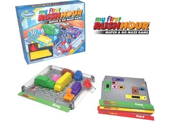 MY FIRST RUSH HOUR MATCH AND GO MAZE GAME - Toyworld Frankston