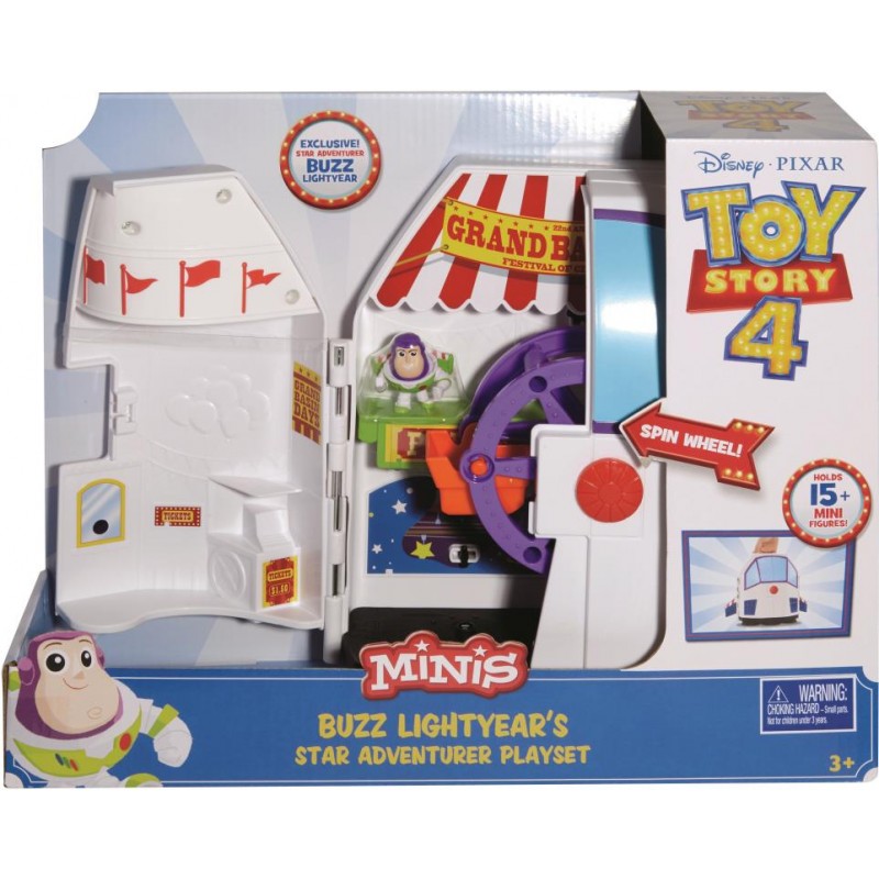 DISNEY PIXAR TOY STORY MINIS BUZZ LIGHTYEARS STAR ADVENTURER PLAYSET - Toyworld Frankston