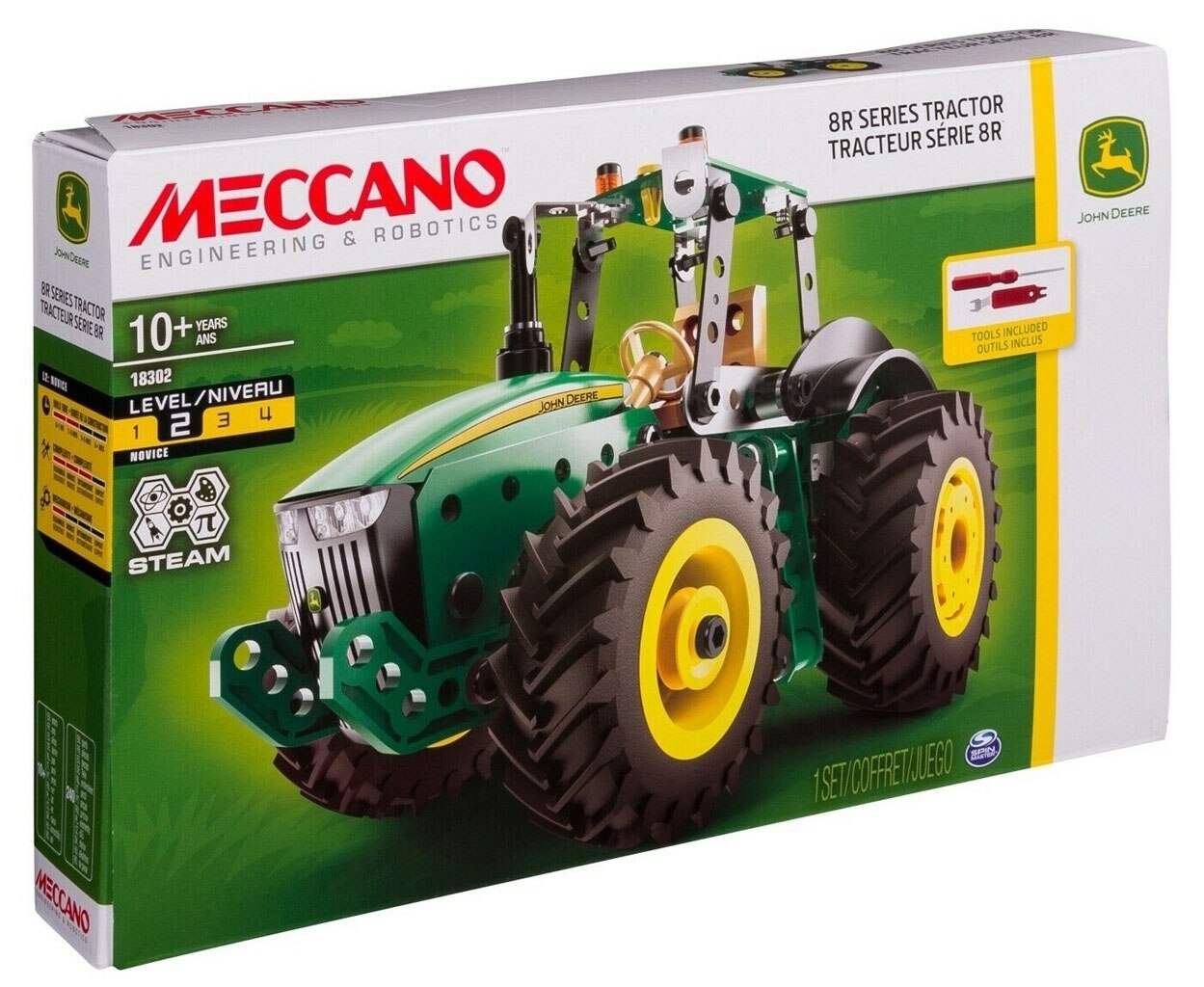 MECCANO 8R TRACTOR JOHN DEERE