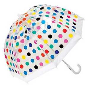 KIDS PVC BIRDCAGE UMBRELLA - SPOTS - Toyworld Frankston