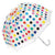 KIDS PVC BIRDCAGE UMBRELLA - SPOTS