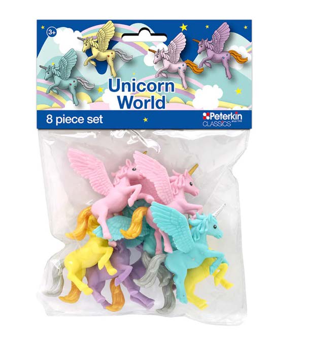 UNICORN WORLD 8PC FIG - Toyworld Frankston