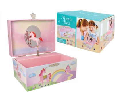 CHAMPION MUSIC BOX UNICORN JEWELLERY - Toyworld Frankston