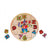 WOOD CLOWN LEARNING CLOCK