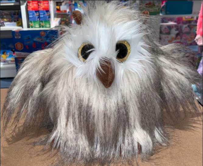7IN HIGH PILE SITTING OWL - Toyworld Frankston