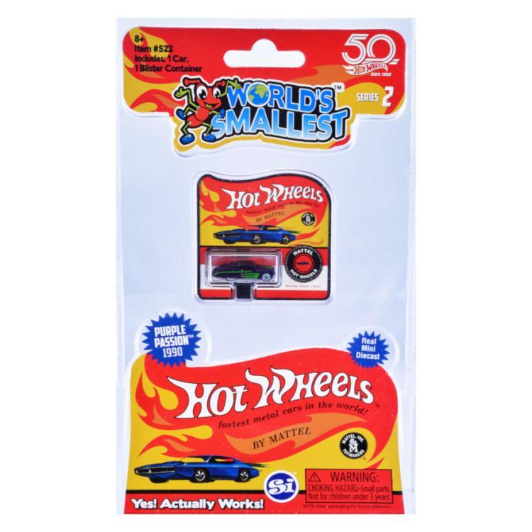 WORLD'S SMALLEST HOT WHEELS ASST - Toyworld Frankston