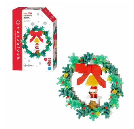 NANOBLOCK CHRISTMAS WREATH  220 - Toyworld Frankston