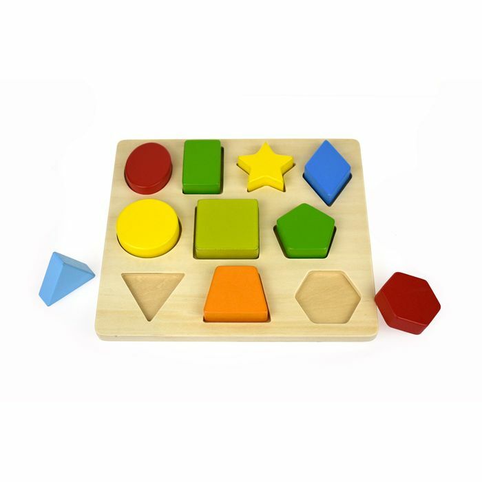 10PCS SHAPE PUZZLE - Toyworld Frankston