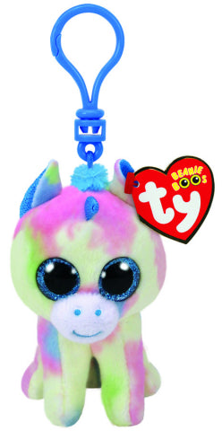 BEANIE BOO BLITZ BLUE UNICORN CLIP | TY BEANIES | Toyworld Frankston