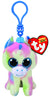 BEANIE BOO BLITZ BLUE UNICORN CLIP | TY BEANIES | Toyworld Frankston